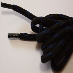 Round Shoelaces 90 cm – Black/Blue